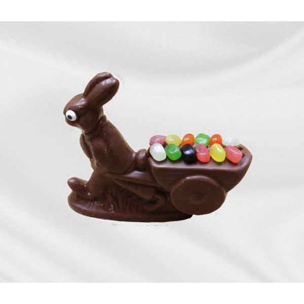 15 oz Easter Bunny Decorated with Cart  - 5235