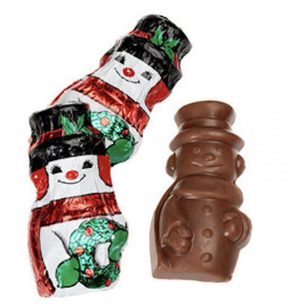 7 oz Foiled Chocolate Snowmen - 1771