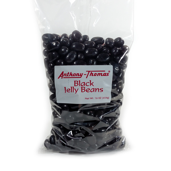 16 oz Black Jelly Beans - 5335