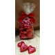 Mini Foiled Heart Gift Bag 6 oz. - 3070V