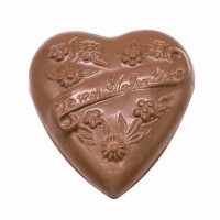 Solid Chocolate Heart 5 oz.